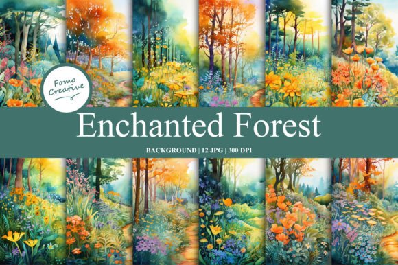 Enchanted Forest Backgrounds: A Practical Evaluation for Digital Designers