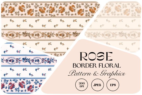 Ethnic Rose Border Floral Pattern: A Versatile Asset for Modern Design