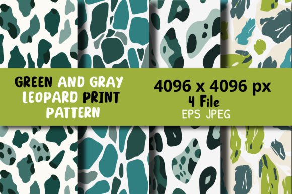 Green and Gray Leopard Print Pattern: A Strategic Asset for Modern Creative Workflows