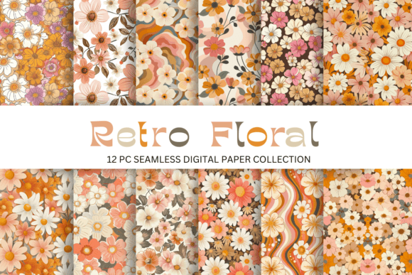 Retro Floral Seamless Pattern: Elevate Your Creative Projects