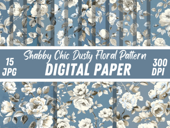 Shabby Chic Dusty Floral Paper Pattern: A Guide to Avoiding Common Digital Design Pitfalls