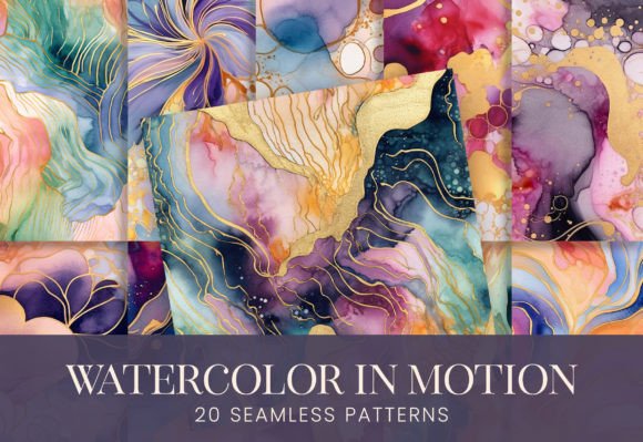 Unlocking Creativity with Modern Abstract Watercolor Alcohol Ink Patterns