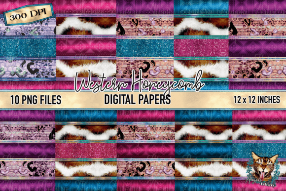 Unlocking the Wild West: How the Western Honeycomb Digital Paper Pack Transforms Your Creative Projects