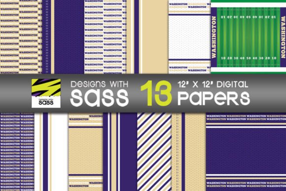 Washington College Football Pattern JPG: The Ultimate Digital Paper for Your Next Game Day Project